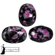Glass beads Samos® by Puca® 5x7 mm - Enamel Pink x10g