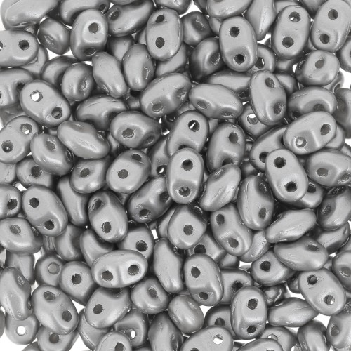 MiniDuo 2x4mm Pastel Grey Pearl x10g