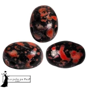 Glass beads Samos® by Puca® 5x7 mm - Enamel Red x10g