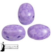 Glass beads Samos® by Puca® 5x7 mm - Mishmash Violet x10g