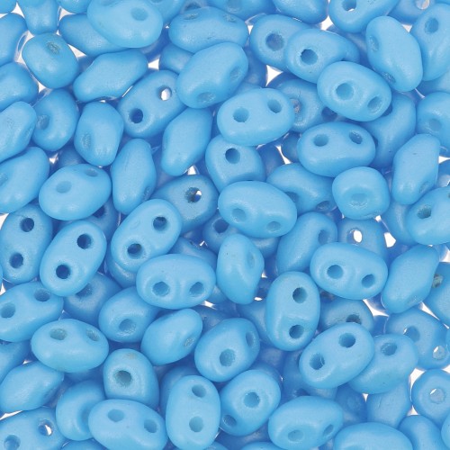MiniDuo 2x4mm Pastel Blue Pearl x10g