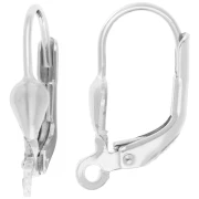 15 mm Drop Sleepers in Silver 925 x2