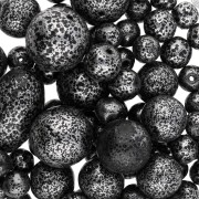 Bohemian beads assortment - Mix Silver Metallic x50g