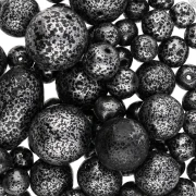 Bohemian beads assortment - Mix Silver Metallic x50g