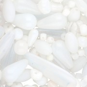 Bohemian pearl assortment - Mix White x50g