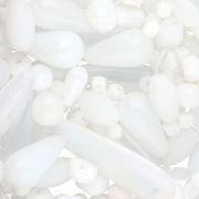 Bohemian pearl assortment - Mix White x50g