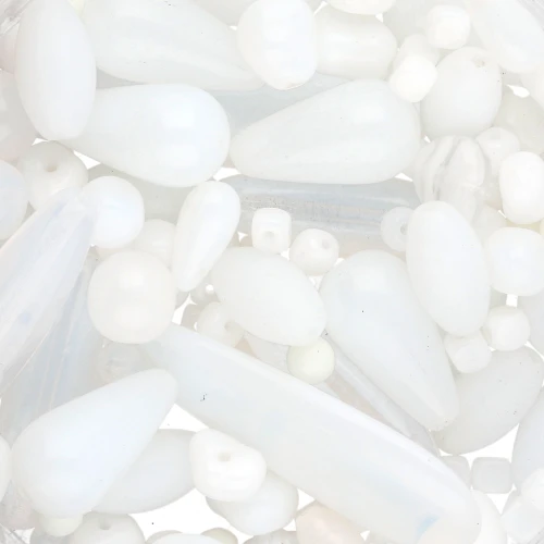 Bohemian pearl assortment - Mix White x50g
