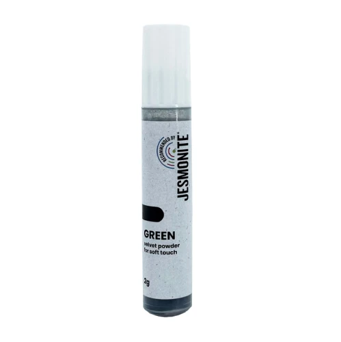 Velvet powder in bottle - Jesmonite - Green x4g