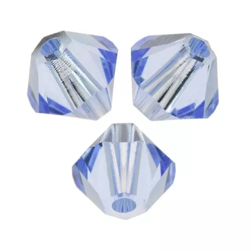 PureCrystal 5328 Crystal Bicones 3mm Light Sapphire x50