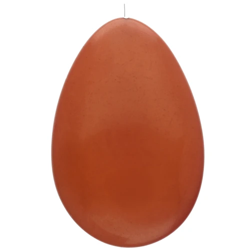 50x33 mm semi-pierced drop bead in resin - Terracotta x1