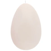 50x33 mm resin semi-pierced bead drop - Ecru x1