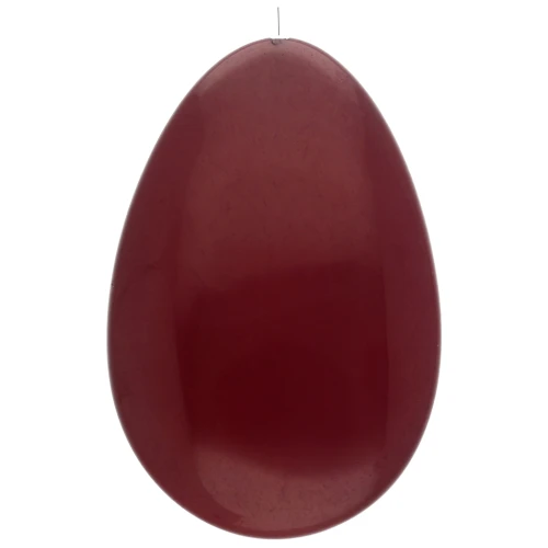 50x33 mm semi-pierced bead in resin - Burgundy x1