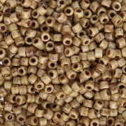 Matubo 10/0 Seed Beads, 2.1 mm - White Picasso, 10 g