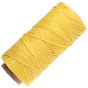 Linhasita Waxed Yarn Spool for Micro Macramé, 1.5 mm - Yellow (37) x 116 m