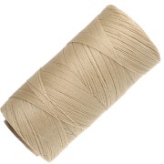 Linhasita Waxed Yarn Spool for Micro Macramé, 0.35 mm - Dark Cream (762) x 448 m|raw }}
