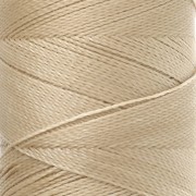 Linhasita Waxed Yarn Spool for Micro Macramé, 0.5 mm - Dark Cream (762) x 335 m