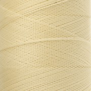 Linhasita Waxed Yarn Spool for Micro Macramé, 0.35 mm - Light Yellow (1) x 448 m