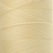Linhasita Waxed Yarn Spool for Micro Macramé, 0.35 mm - Light Yellow (1) x 448 m