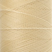 Linhasita Waxed Yarn Spool for Micro Macramé, 0.5 mm - Light Yellow (1) x 335 m