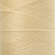 Linhasita Waxed Yarn Spool for Micro Macramé, 0.5 mm - Light Yellow (1) x 335 m