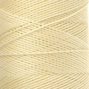 Linhasita Waxed Yarn Spool for Micro Macramé, 0.75 mm - Light Yellow (1) x 228 m