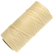 Linhasita Waxed Yarn Spool for Micro Macramé, 1 mm - Light Yellow (1) x 168 m|raw }}