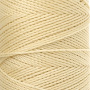 Linhasita Waxed Yarn Spool for Micro Macramé, 1 mm - Light Yellow (1) x 168 m