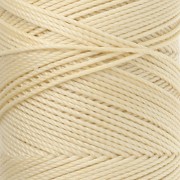 Linhasita Waxed Yarn Spool for Micro Macramé, 1.5 mm - Light Yellow (1) x 116 m