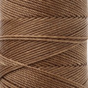 Linhasita Waxed Yarn Spool for Micro Macramé, 1.5 mm - Wood (21) x 116 m