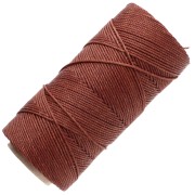 Linhasita Waxed Yarn Spool for Micro Macramé, 1.5 mm - Old Copper (25) x 116 m