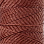 Linhasita Waxed Yarn Spool for Micro Macramé, 1.5 mm - Old Copper (25) x 116 m