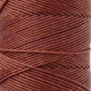 Linhasita Waxed Yarn Spool for Micro Macramé, 1.5 mm - Old Copper (25) x 116 m