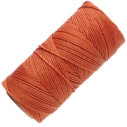 Linhasita Waxed Yarn Spool for Micro Macramé, 1.5 mm - Topaz (30) x 116 m
