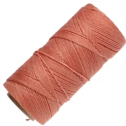 Linhasita Waxed Yarn Spool for Micro Macramé, 1.5 mm - Terracotta (35) x 116 m