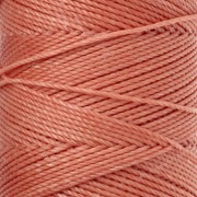 Linhasita Waxed Yarn Spool for Micro Macramé, 1.5 mm - Terracotta (35) x 116 m