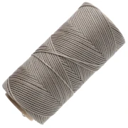 Linhasita Waxed Flat Yarn Spool for Macramé, 1.4 mm - Greige (4) x 167 m
