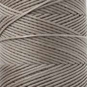 Linhasita Waxed Flat Yarn Spool for Macramé, 1.4 mm - Greige (4) x 167 m