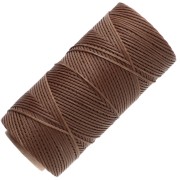 Linhasita Waxed Flat Yarn Spool for Macramé, 1.4 mm - Wood (21) x 167 m|raw }}
