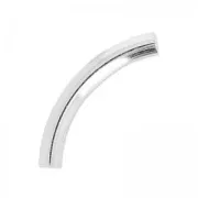 Tube 22.5x3mm Silver x1
