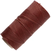 Linhasita Waxed Flat Yarn Spool for Macramé, 1.4 mm - Old Copper (25) x 167 m