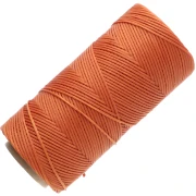 Linhasita Waxed Flat Yarn Spool for Macramé, 1.4 mm - Topaz (30) x 167 m