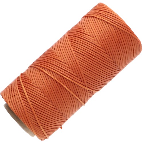 Linhasita Waxed Flat Yarn Spool for Macramé, 1.4 mm - Topaz (30) x 167 m
