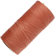 Linhasita Waxed Flat Yarn Spool for Macramé, 1.4 mm - Terracotta (35) x 167 m