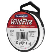 WildFire 0.20 mm braided nylon thread - White x114.4m