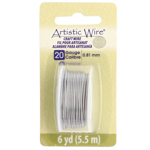 0.81 mm Artistic Wire - Stainless steel 304 x5.5m
