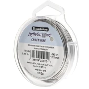 1.02 mm Artistic Wire - Stainless steel 304 x9.1m