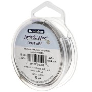 0.64 mm Artistic Wire - Stainless steel 304 x13.7m