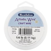 0.81 mm Artistic Wire - 304 Stainless Steel x27m