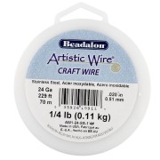 0.51 mm Artistic Wire - Stainless steel 304 x70m|raw }}