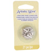 Multisize crimp connector tubes for wires - Silver anti-tarnish x21